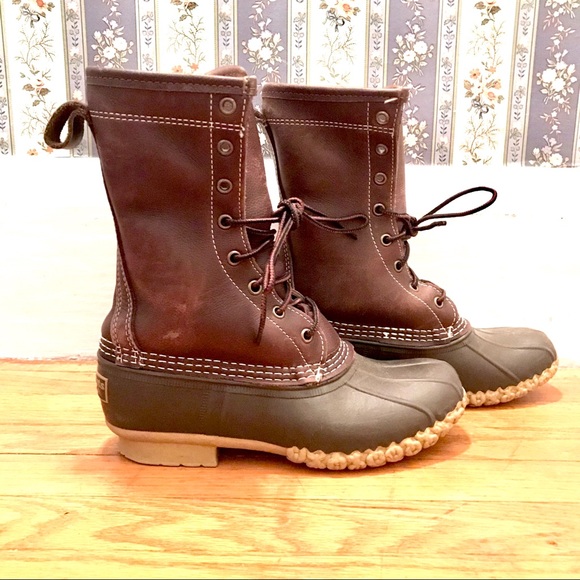 shearling lined bean boots